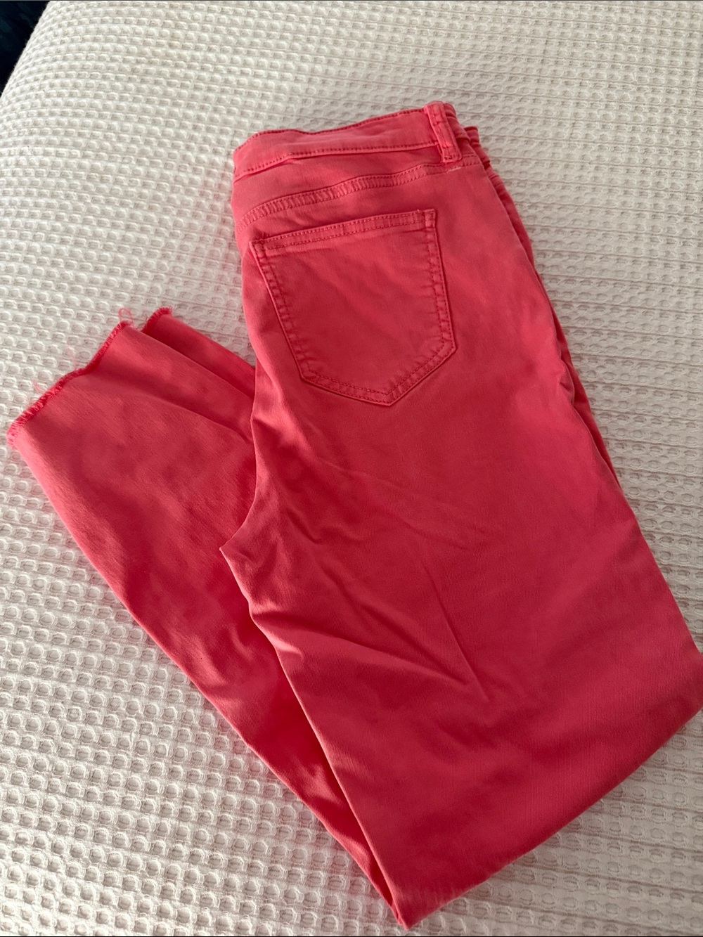 Buffalo David Bitton Light Coral Ankle Jeans